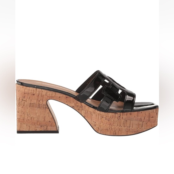 SAM EDELMAN BEAUTIFUL BLACK SANDALS EUC - Picture 1 of 5